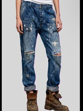 One Teaspoon slouchy distressed jeans